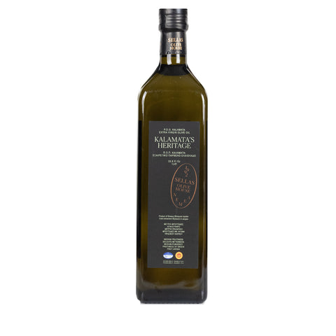 Kalamata's Heritage Γυαλί 1L Π.Ο.Π – Sellas Olive Oil